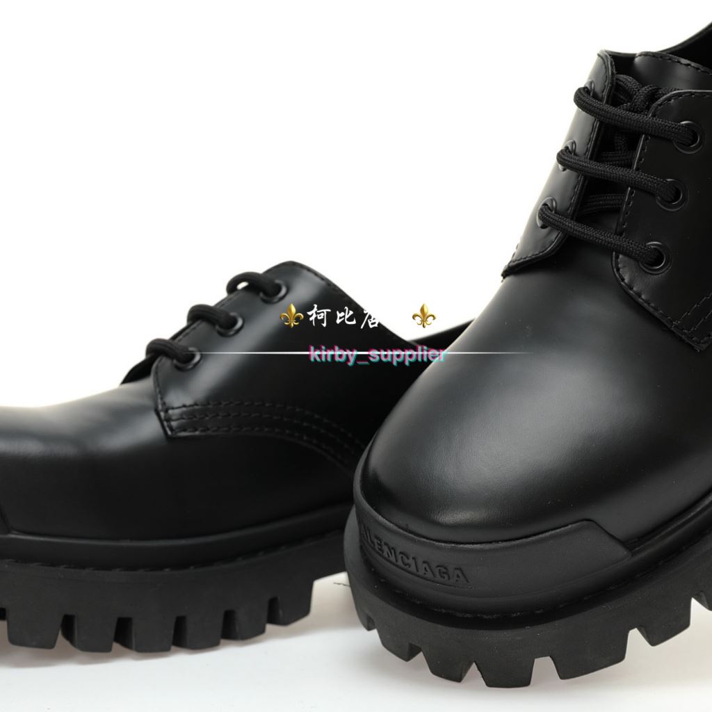 Balenciaga Men's Sergent 20mm Derby Black 皮鞋 Balenciaga Men's Sergent 20mm Derby Black 皮鞋