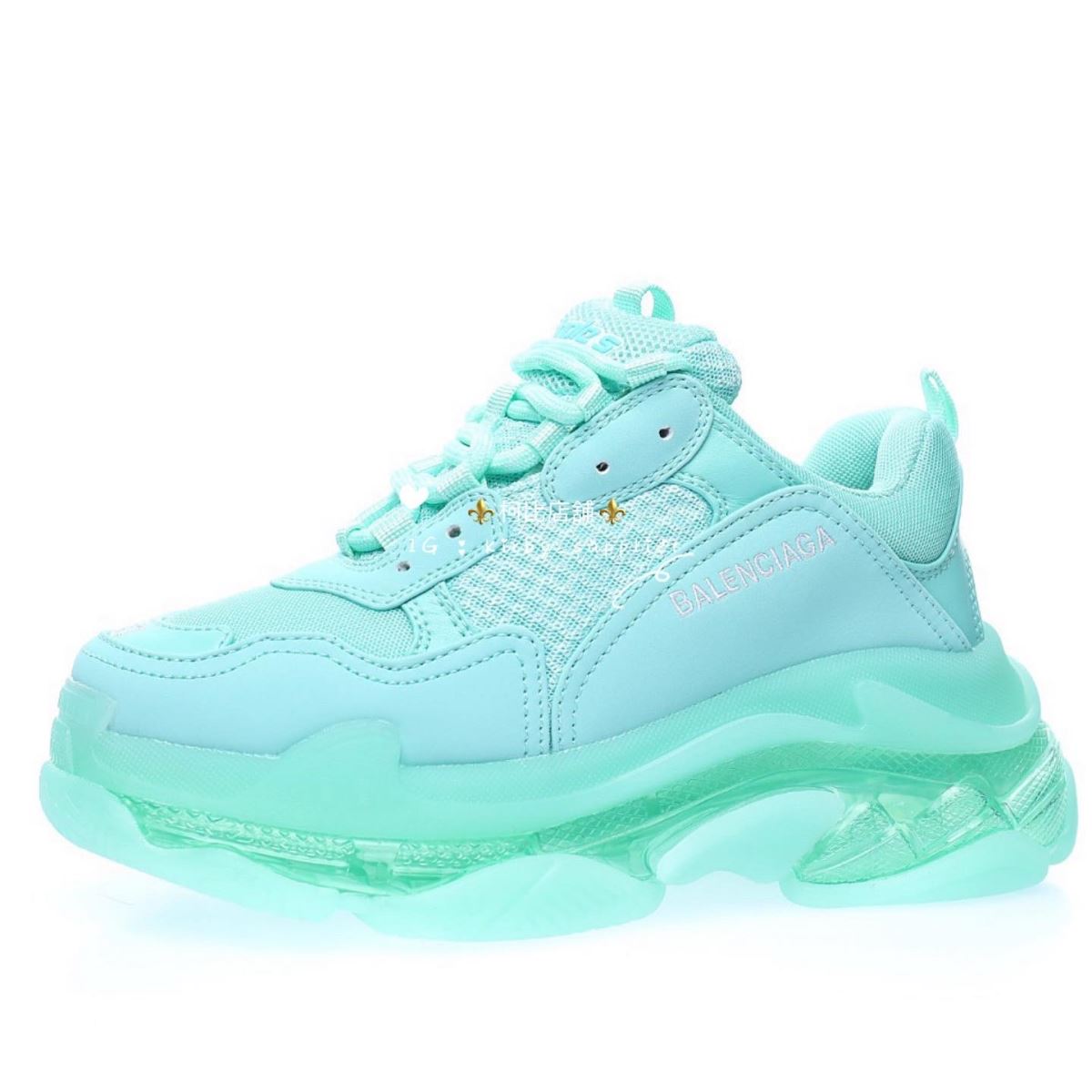 Triple s online clear sole green